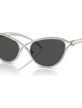Occhiali da sole, Forma Cat-eye, SK7025, Tono argentato OS - Swarovski - FashionsVida