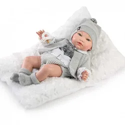 Manu Baby Reborn Senza Capelli 2-6 Cm