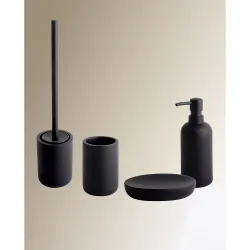 Colección de accesorios de baño Talco en negro
