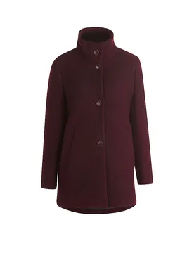 Cappotto di lana rosso scuro 40 - Betty barclay - FashionsVida