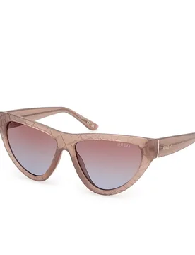 Occhiali Da Sole Da Donna Gu00151 Shiny Beige One Size - Guess - FashionsVida