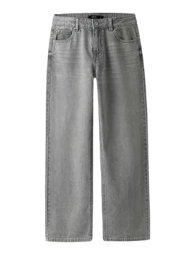 Jean Bett Wide Leg Light Grey Denim 15 Années Fille - Name it - FashionsVida