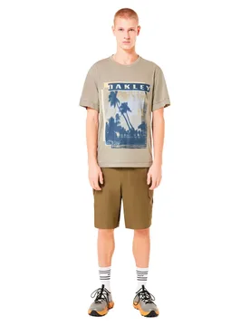 Apparel Maglietta A Maniche Corte Palm Boulder Green L - Oakley - FashionsVida