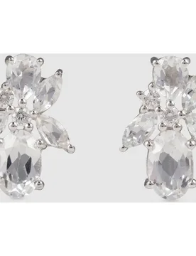 Pendientes My Weddng de oro con diamantes y topacio - El Corte Inglés - FashionsVida