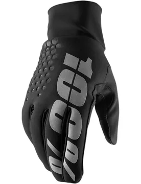Guanti Moto Cross Enduro Mtb HYDRO BRISKER WP Nero taglia S - 100% - FashionsVida