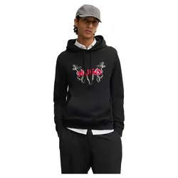 Hugo Sweat à Capuche Dueleyo Black / Black S