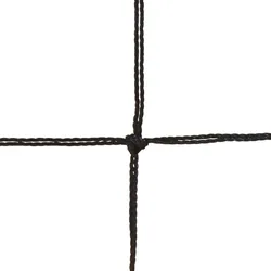 Paar Fußballnetze für 8 PE, kabelgebunden, 2mm, doppelt geflochten 145 Emdé - Noir - unisex - Size: TU