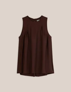 Blusa de mujer fluida sin mangas - Trucco - FashionsVida