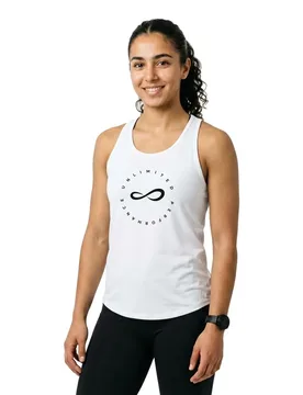 Cercle Sleeveless T-shirt White S - Endless - FashionsVida