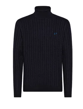 Turtle Cable 07 Navy Blue K42139 - Sun68 - FashionsVida
