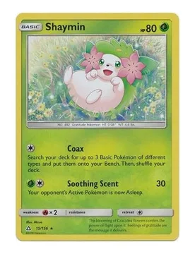 Pokemon SM Ultra Prism 15/156 Shaymin (Holo) - Pokémon - FashionsVida