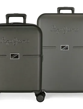 Juego de maletas (cabina y mediana) Accent rígidas con capacidad de 116L - Pepe Jeans - FashionsVida