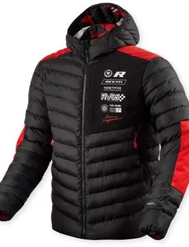 Giacca Moto Payload Nero Rosso taglia M - Rev'it - FashionsVida