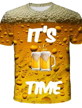 Beer 3D Printed T Shirt For Men Funny Casual Summer T-Shirts Streetwear Baggy Comfortable Top Men'S Clothing Tees - Aliexpress - FashionsVida