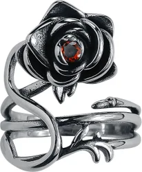 Ring - Rose - für Damen - silberfarben - Frauen - female