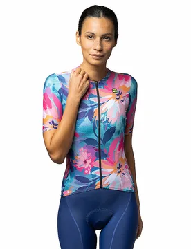Damen Radtrikot Jardin bunt XXL W - ALÉ - FashionsVida