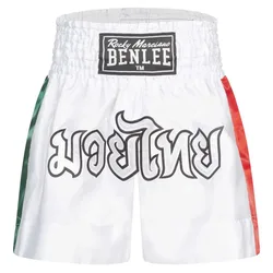 Short De Boxe Goldy White / Green / Red M