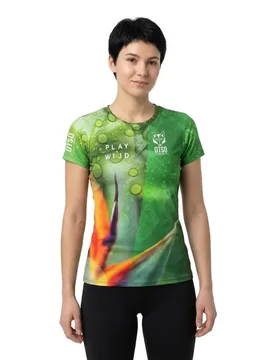 Paradise Short Sleeve T-shirt Green XS - OTSO - FashionsVida