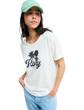 Camiseta de mujer Oceanwave Regular Slub - Roxy - FashionsVida