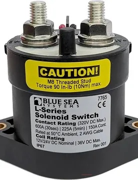 L Battery Switch Module 12-24v Black 150A unisex - Blue Sea Systems - FashionsVida