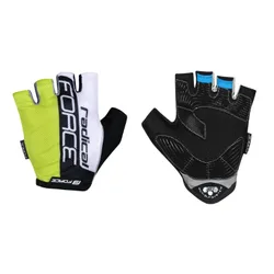 Guanti ciclismo RADICAL giallo fluo