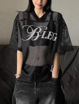 Unisex Mesh T-shirt 2026 Summer Men Letters Printed Hollow Out T-shirt Cool Breathable American Jersey Hip Hop Short Sleeve Tops - Aliexpress - FashionsVida