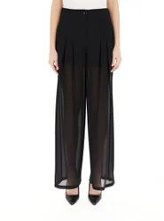 VICOLO Pantalone velato NERO XS