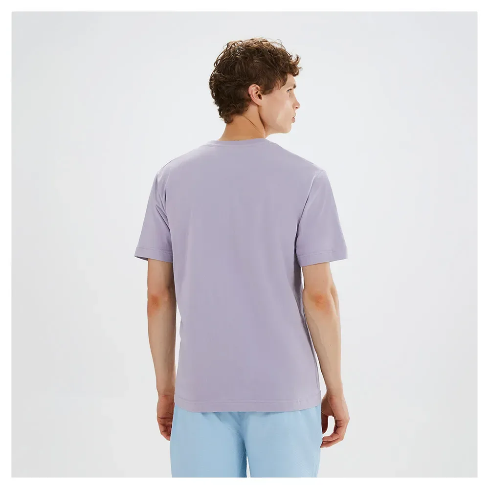 Maglietta A Maniche Corte Cardone Purple/Navy L - Ellesse - FashionsVida