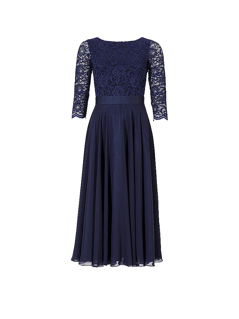 Robe de soirée bleu marine 44 - Swing - FashionsVida