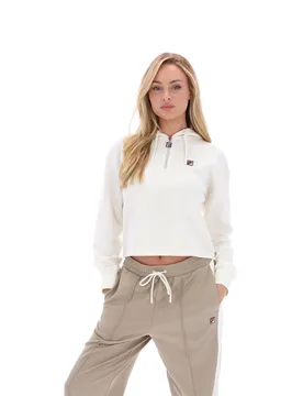 Gardenia Fiorella 1/4 Zip Up Hoodie - XS - FILA - FashionsVida
