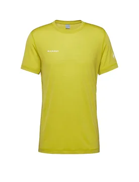 Camiseta funcional de hombre Tree Wool oro M - Mammut - FashionsVida