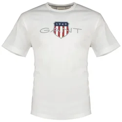 Maglietta A Maniche Corte Archive Shield Regular Fit White 2XL