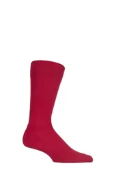 Pair Scarlet Cool 24/7 Cotton Socks Men's 10-11 Mens - - Red - Size: 10-11 Mens