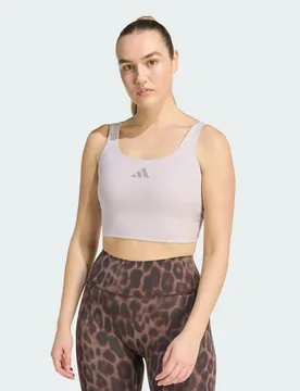 Canotta del reggiseno di supporto Power Light S Ice Purple - Adidas - FashionsVida