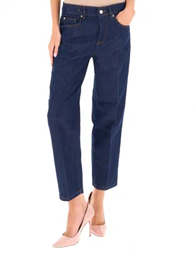 Jeans boyfriend BLU SCURO 40 - I Blues - FashionsVida