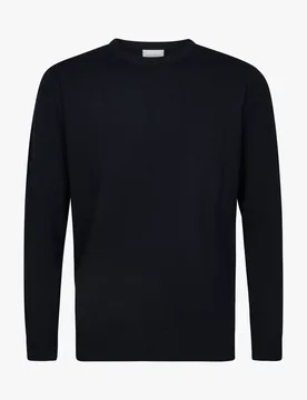XXL PULLOVER CREW NECK NAVY male - XXL - FashionsVida