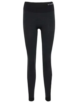 Leggings Mt Shine Seamless Black Melange L - Hummel - FashionsVida