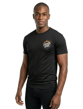 T-shirt à Manches Courtes Burnt Opus Ovrszd Black L - Santa Cruz - FashionsVida
