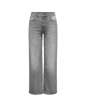 Jeans Wide Fit ONLMADISON gris claro XS/L34 - Only - FashionsVida