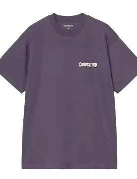 S/S Wiptopia II T-Shirt - T-Shirt-kurzarm - violett - Herren - Size: XL - Carhartt WIP - FashionsVida
