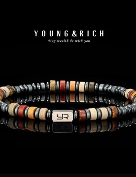 YOUNG&RICH Luxury Picasso Jasper Hematite Bracelet 4mm Bohemian Style Niche Accessory Handcrafted Unisex Bracelet - Aliexpress - FashionsVida