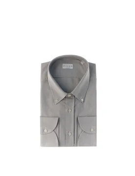 XACUS Camicia in cotone GRIGIO 42 - Xacus - FashionsVida