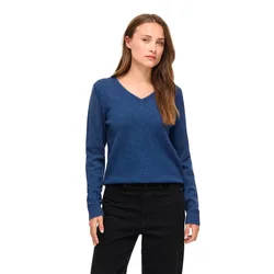 Pull à Col En V Ril Navy Peony / Dark Melange XS