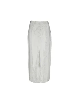Midi-jupe gris clair 38 - Emporio armani - FashionsVida