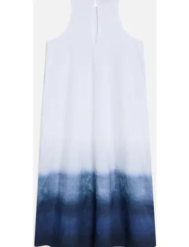 Vestido largo sin mangas con estampado degradado - Ecoalf - FashionsVida