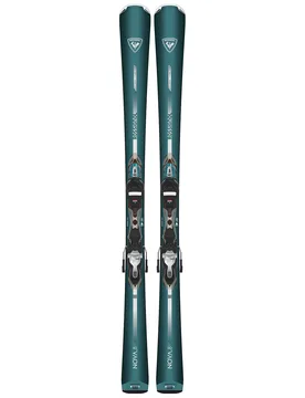 Packs (skis + fix) - Skis de piste - Nova 8 + XP11 Silver Blue 2027 - Taille 156 cm - Bleu - Rossignol - FashionsVida