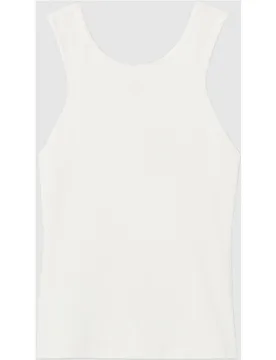 Top de mujer de tirantes con sisa americana de algodón orgánico - CLAUDIE PIERLOT - FashionsVida