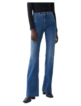 Jeans Push In Secret Glamor Flare Blue 34 - Salsa Jeans - FashionsVida