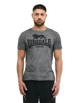 T-shirt à Manches Courtes Gainford Anthracite / Black XL - Lonsdale - FashionsVida