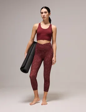 Malla 7-8 de Yoga printada de mujer - Boomerang - FashionsVida